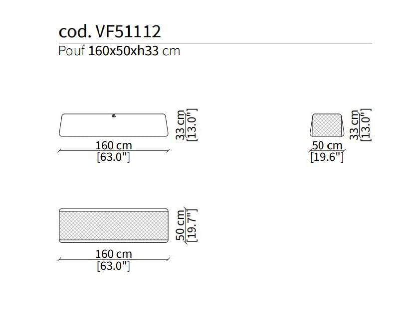 Ткань пуф Vittoria Frigerio CINI ARCH-00116565 - Вид №4