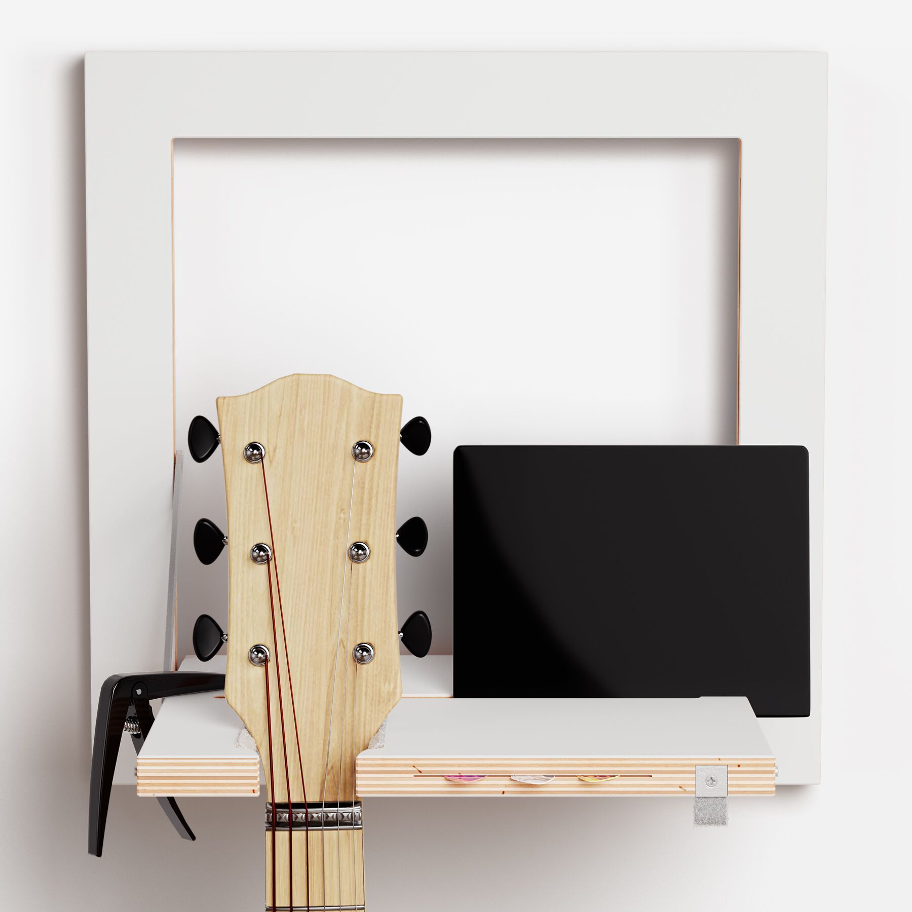 Откидная полка из фанеры AMBIVALENZ Fläpps Guitarhäng 40x40-1 ARCH-00065943 - Вид №7