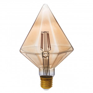 Лампа светодиодная филаментная Thomson E27 4W 1800K бриллиант прозрачная TH-B2197
