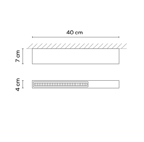 Алюминиевый светодиодный потолочный светильник Vibia смещение ARCH-00122595 - Вид №6