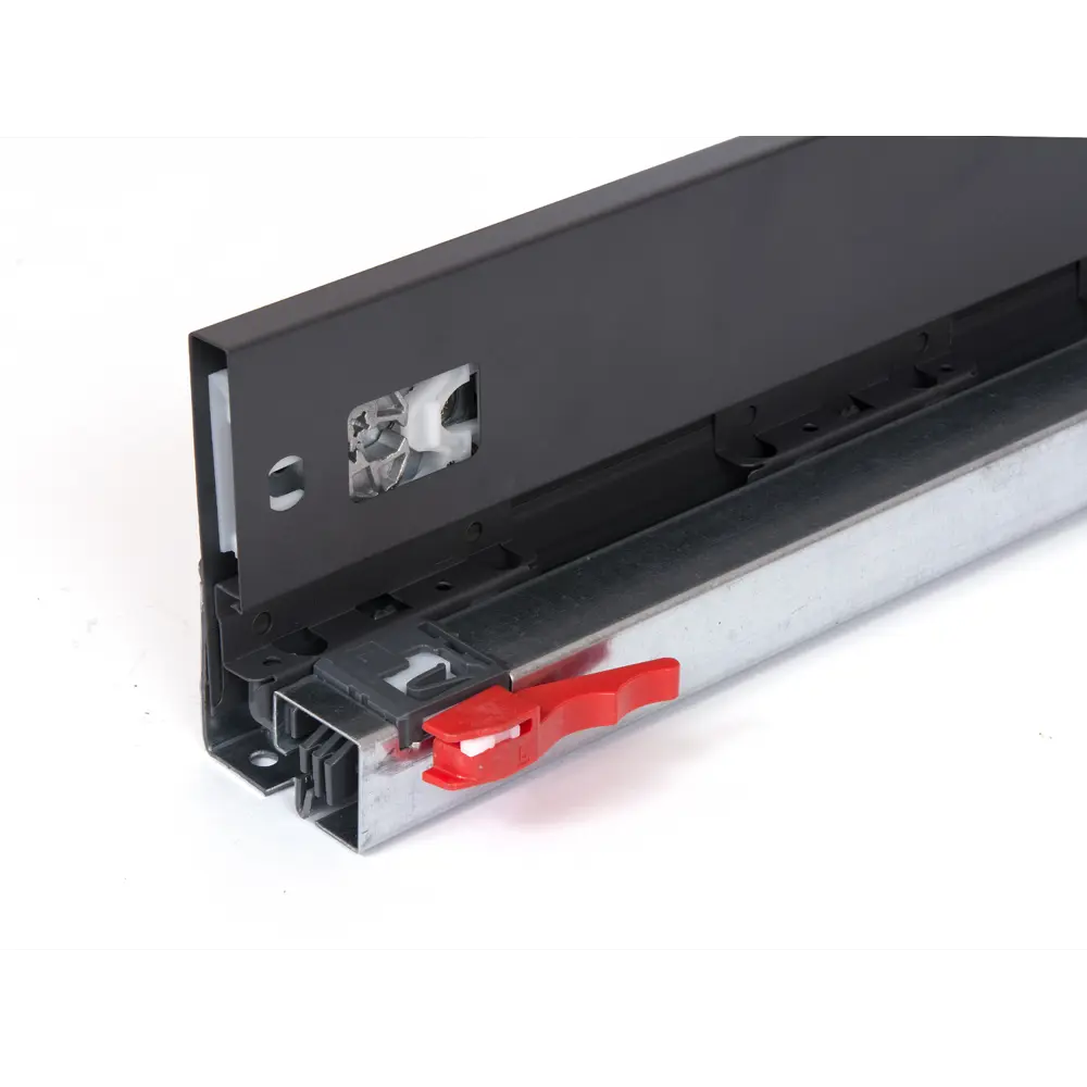 Комплект роликовых направляющих Flowbox h58 500 мм, сталь, цвет антрацит 85441354 STLM-2076046 Santreyd  - Вид №4