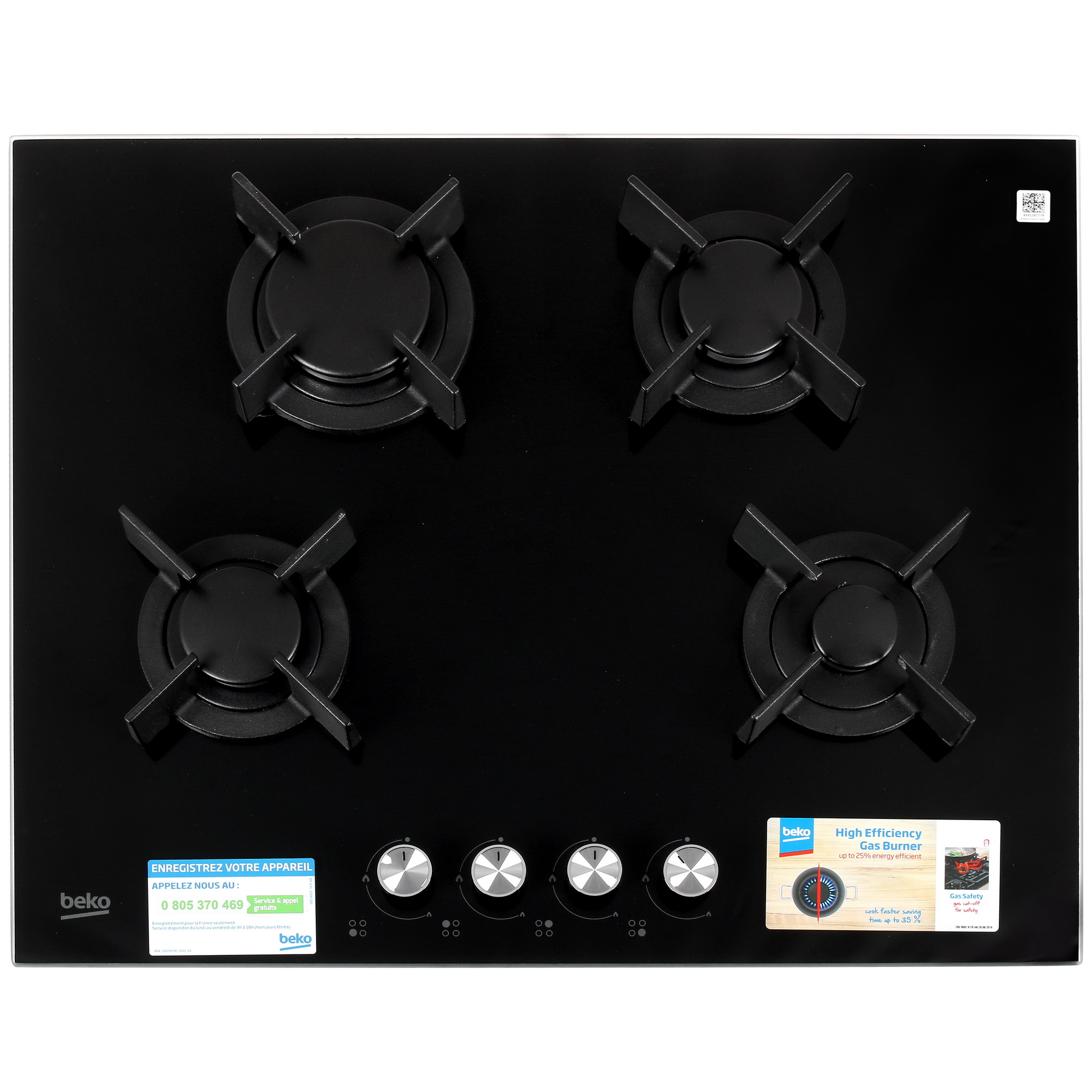 8169355 Газовая варочная поверхность Beko HING642202SB STDN-0064297