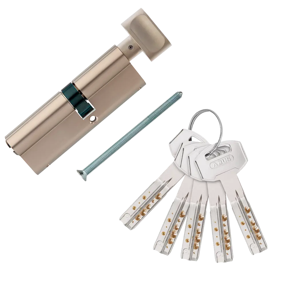 Цилиндр ABUS D12 NIS с защитой от взлома, ключ-вертушка 82732452 D 12 STLM-0034934 - Вид №1