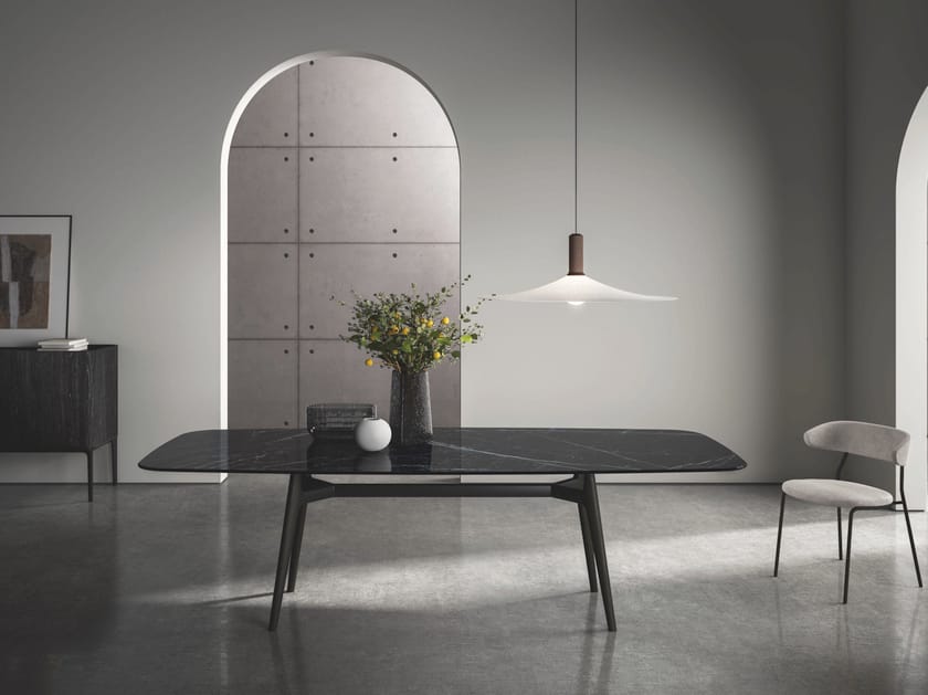 Прямоугольный керамический стол Sovet Italia LEWOOD SHAPED 01 ARCH-00057169