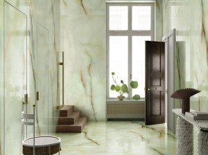 Пол / керамогранит с мраморным эффектом