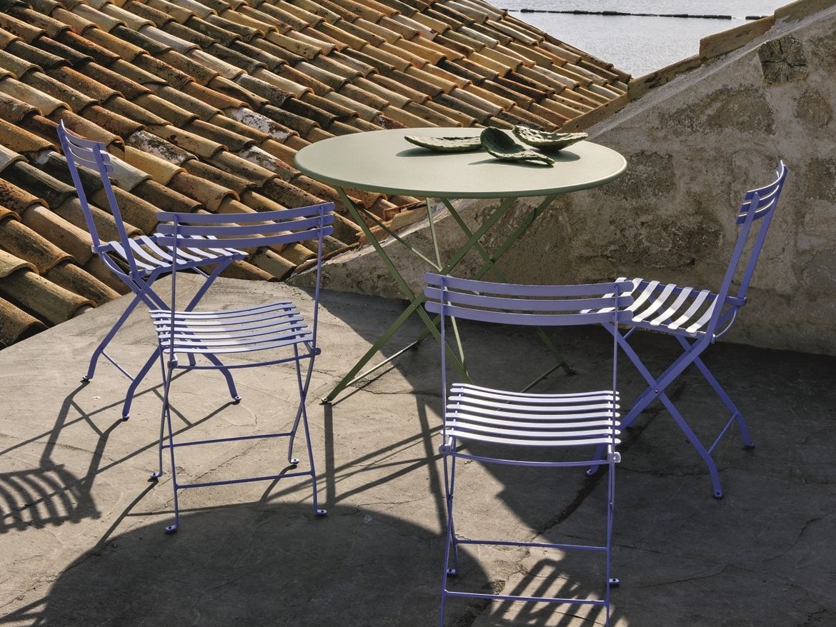 Железный складной садовый стул Ethimo ARCH-00126042 - Вид №4