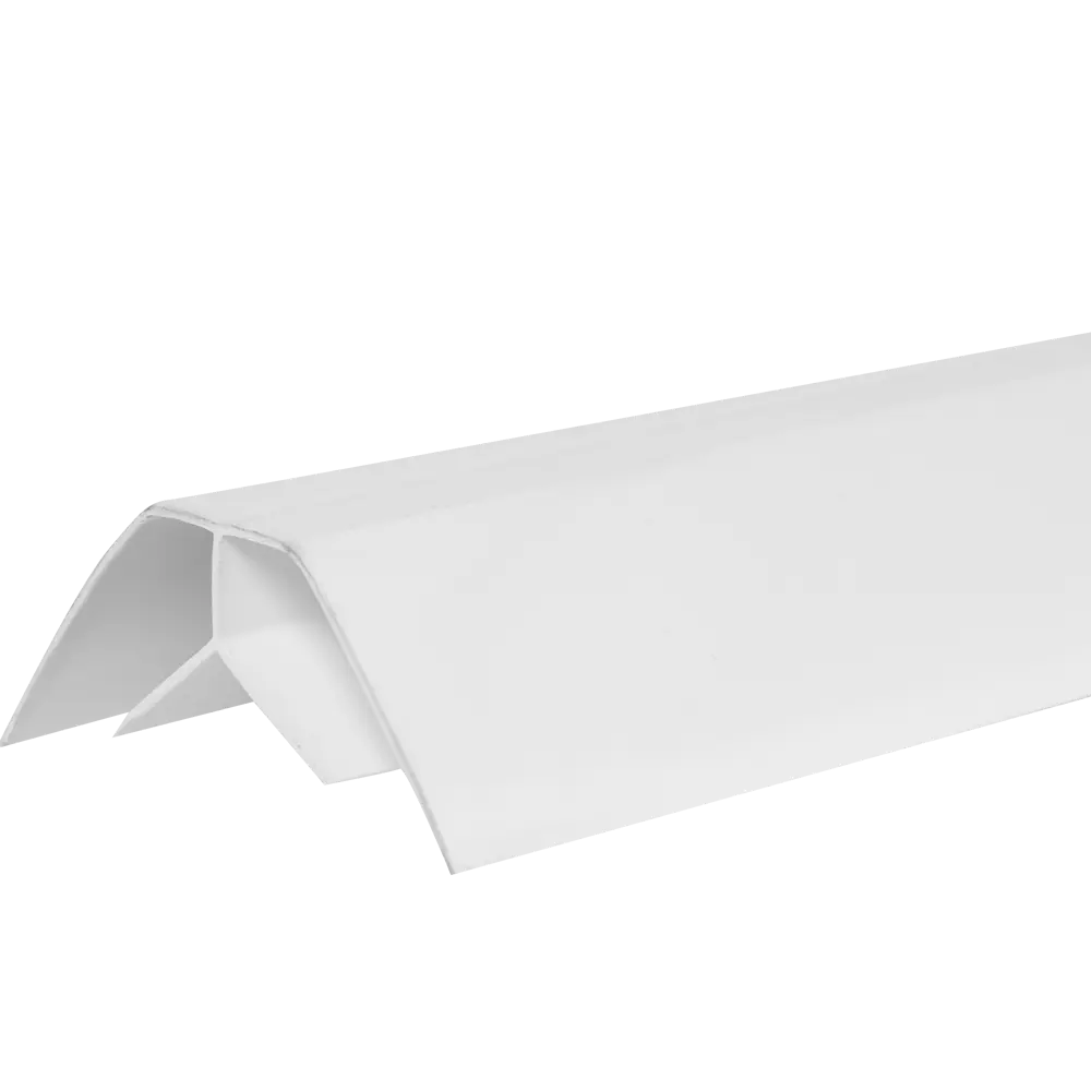Угол ПВХ внутренний для панелей 8 мм, 3000 мм, цвет белый РСП STLM-2060547 - Вид №1
