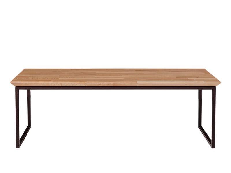 Прямоугольный стол из стали и дерева Moschella Kube ARCH-00038774 - Вид №1