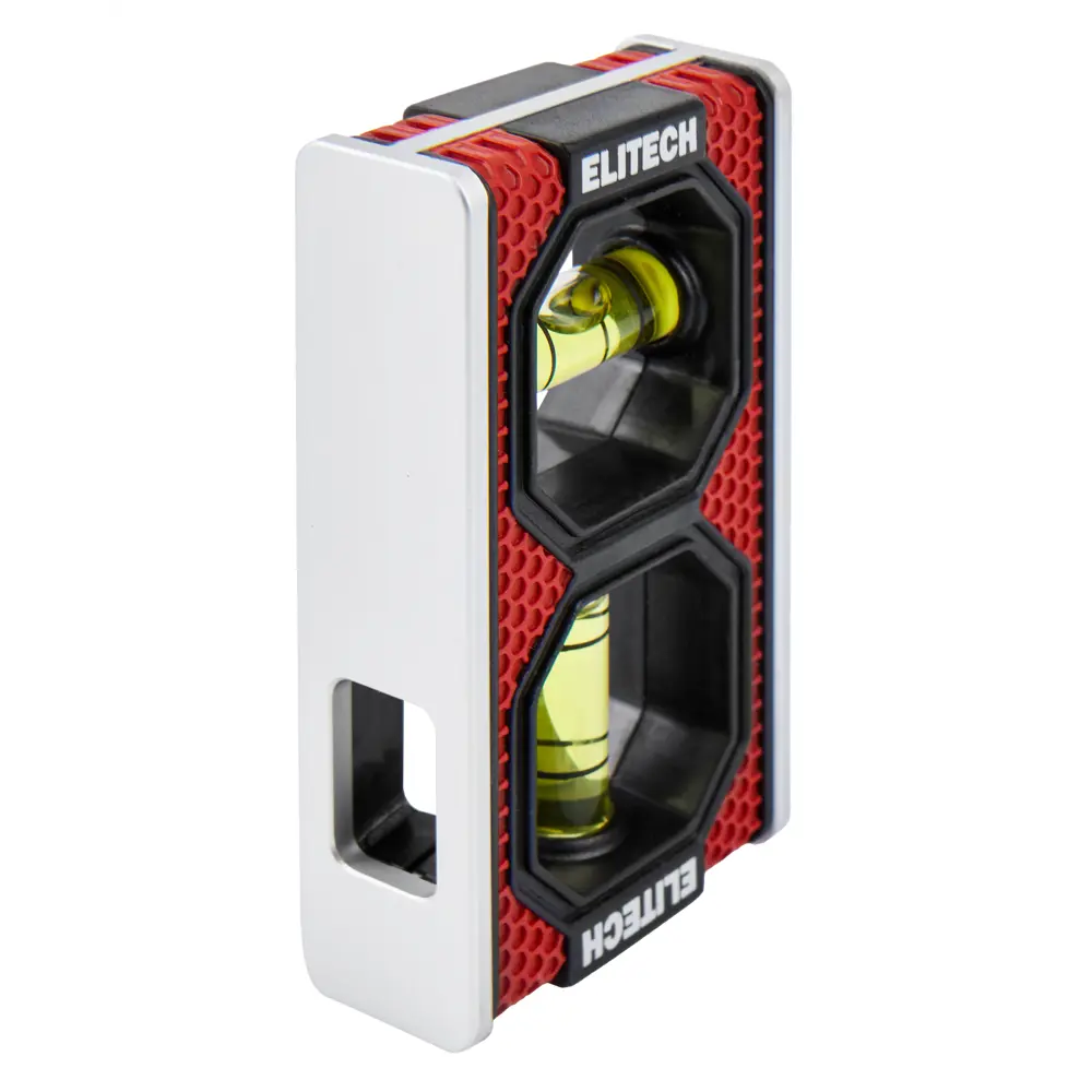 Уровень пузырьковый Elitech 320201 2 глазка магнитный 150 мм STLM-2152274 - Вид №4