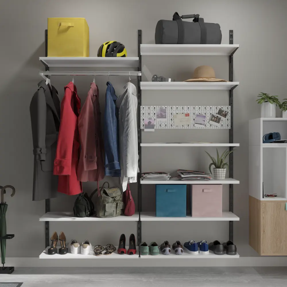 Штанга Spaceo 80 см цвет хром STLM-2094010 - Вид №5