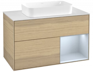 Villeroy&Boch Тумба под раковину Прямоугольная версия F661HAPC Finion Oak Veneer