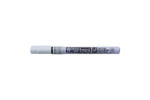 18134923 Маркер Pen-Touch тонкий стержень, 1.0мм, Белый 42300(SE) SAKURA