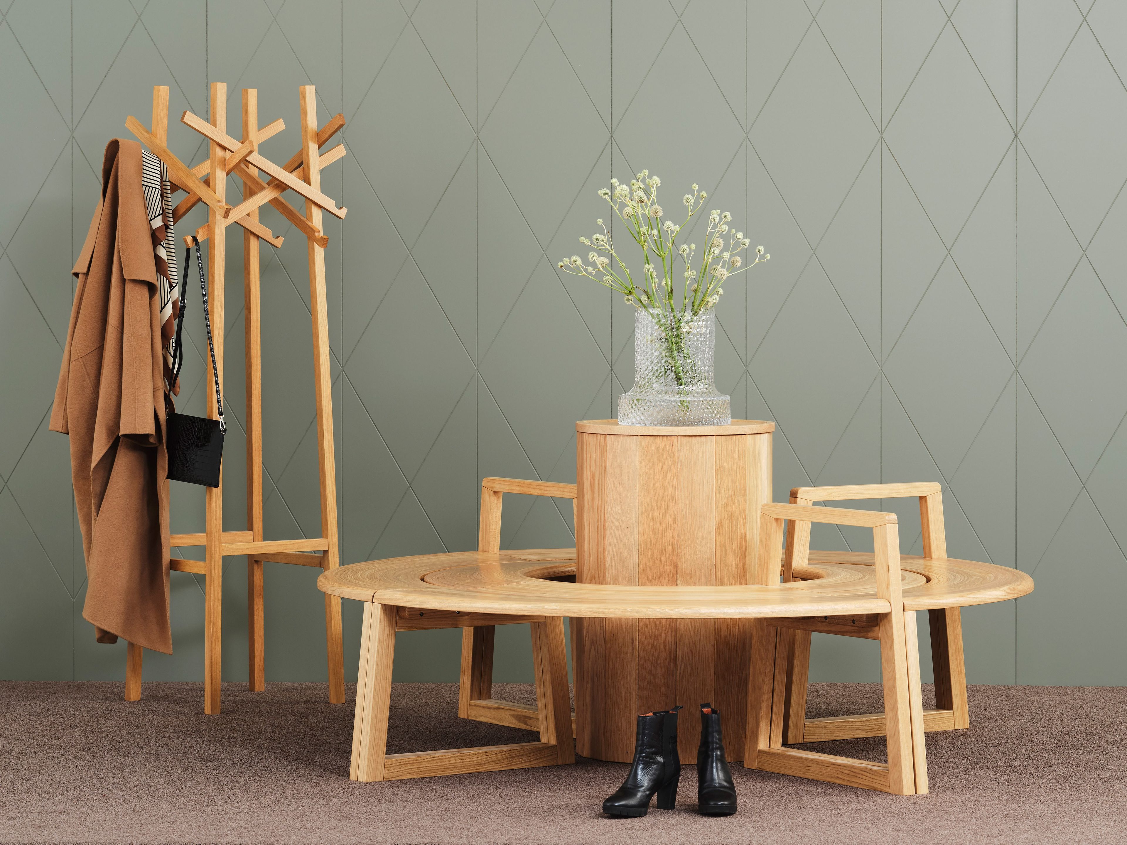 Модульная деревянная скамья без спинки Karl Andersson Meander ARCH-00026925 - Вид №5