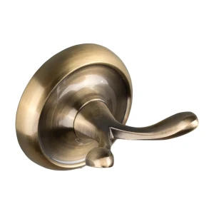 Крючок двойной Antico цвет латунь