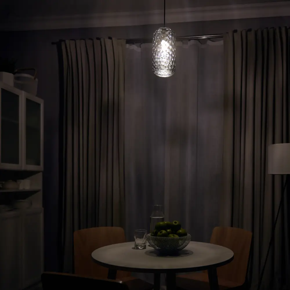 Светильник подвесной 10177/1S 1 лампа цвет дымчатый Escada STLM-2055850 - Вид №9