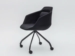 MDD Вращающийся стул на козелке из ткани с подлокотниками Ultra