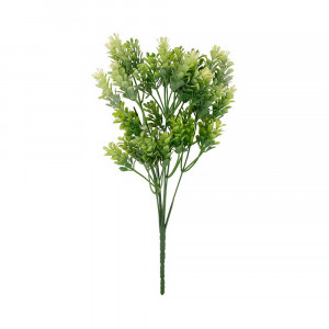 0158 Искусственное растение Ветка самшита 33 см ткань полиэстер KEP KEP
