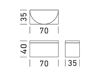 Низкий журнальный столик из шпона Dienne Salotti TETRIS LONG SC ARCH-00046612 - Вид №2
