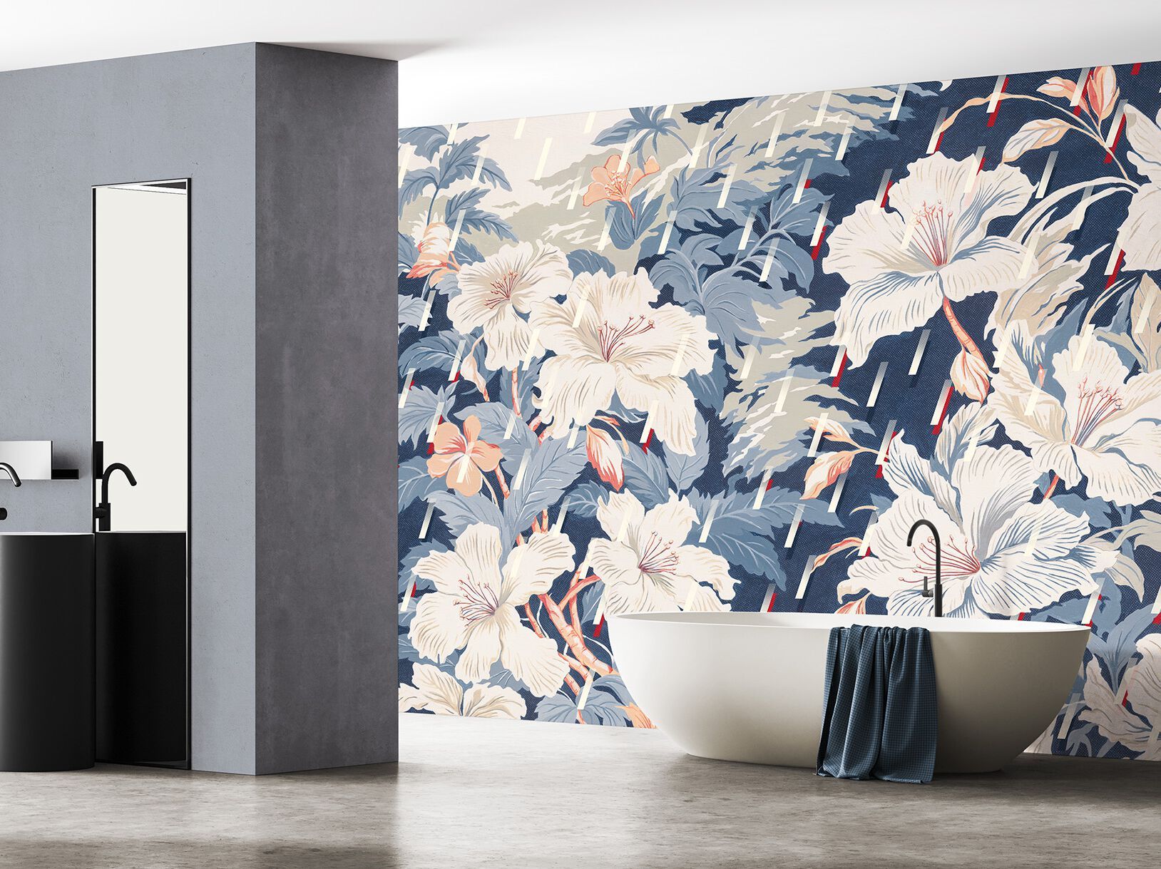 Carta da parati PVC free, eco-friendly, lavabile WallPepper DANCING IN THE RAIN ARCH-00011257