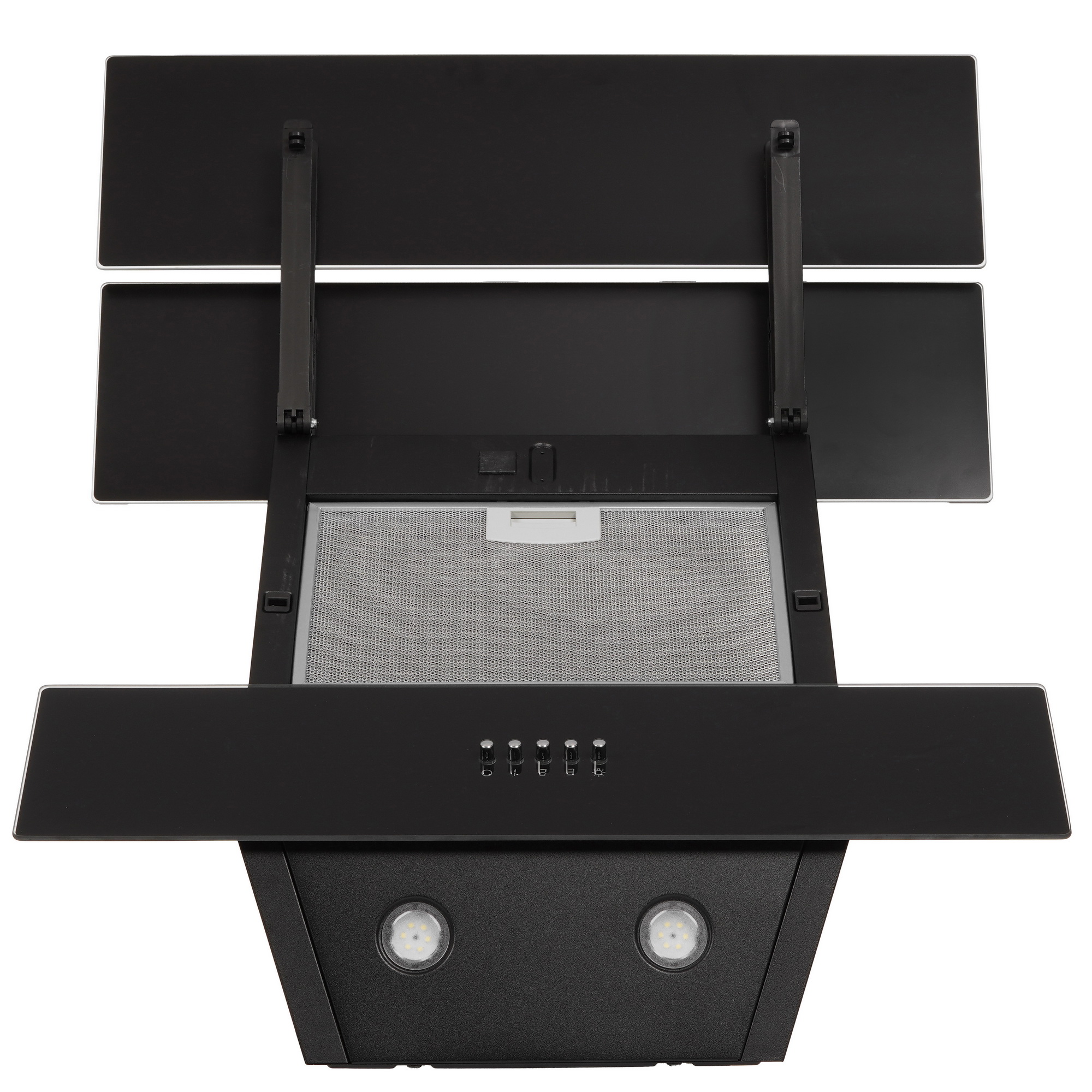 9121485 Вытяжка наклонная Monsher TROYES 60 Noir черный/черный STDN-0100086 - Вид №7