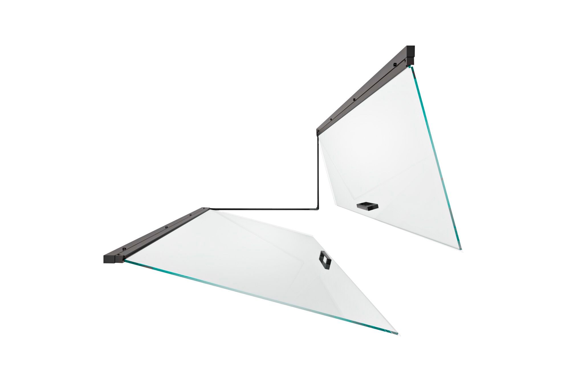 Алюминиевая и стеклянная угловая душевая кабина с распашной дверью TAMANACO SWING ARCH-00114950 - Вид №18