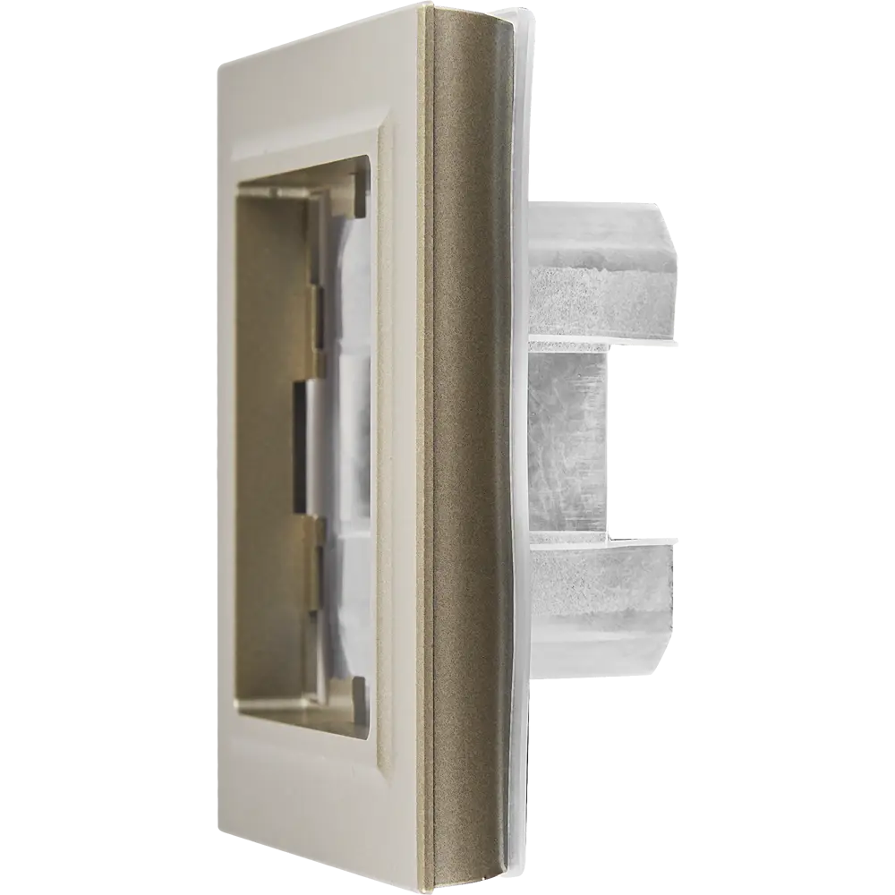 Рамка для розеток и выключателей IEK Brite 1 пост IP44 цвет шампань STLM-2193311 - Вид №1