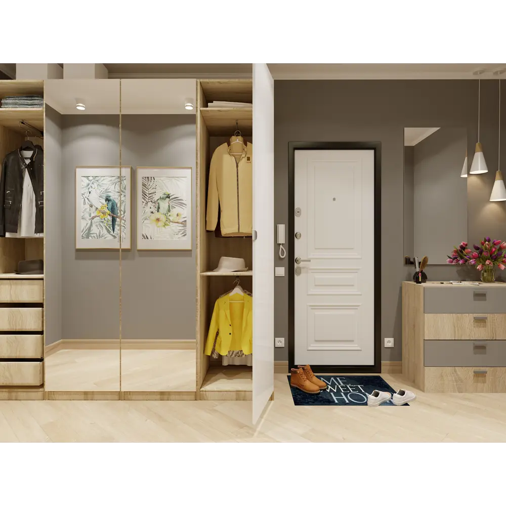 Краска для стен и потолков Trend Farbe цвет Платиново-серый 1 л Dufa STLM-2177061 - Вид №3