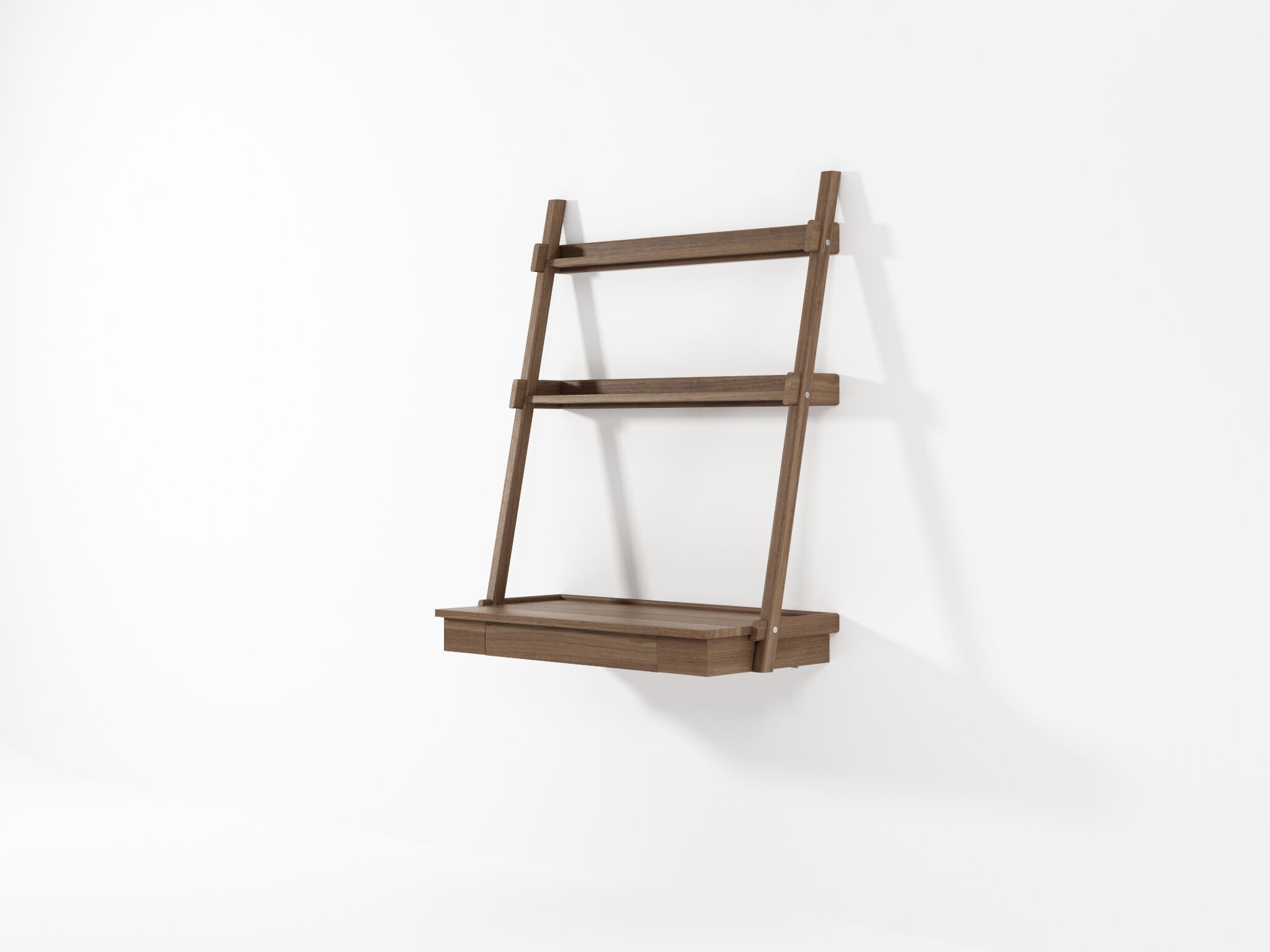 Подвесной письменный стол из массива дерева KARPENTER Simplycity ARCH-00029424 - Вид №1