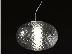 Oluce Светодиодный подвесной светильник из алюминия и стекла Recuerdo