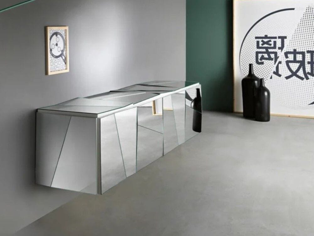 Подвесной шкаф из зеркального стекла с распашными дверями Tonelli Design Психея ARCH-00122281 - Вид №1