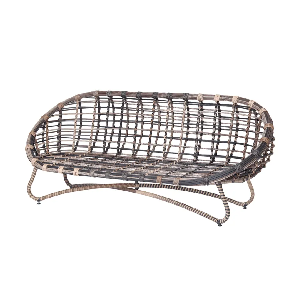 Диван садовый Niko 190x85x82 см искусственный ротанг темно-коричневый Santreyd STLM-2096317 - Вид №6