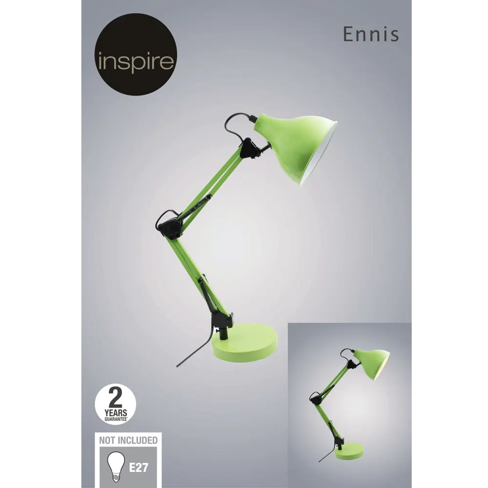 Рабочая лампа Inspire Ennis цвет зеленый STLM-2161069 - Вид №6