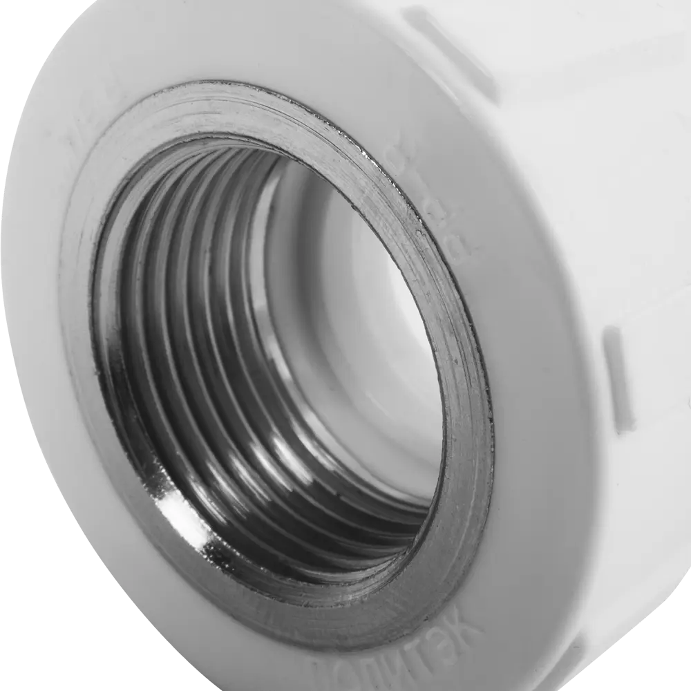 Комбинированная муфта Политэк 3/4"×32 мм для соединения труб 13564358 STLM-0003354 - Вид №1