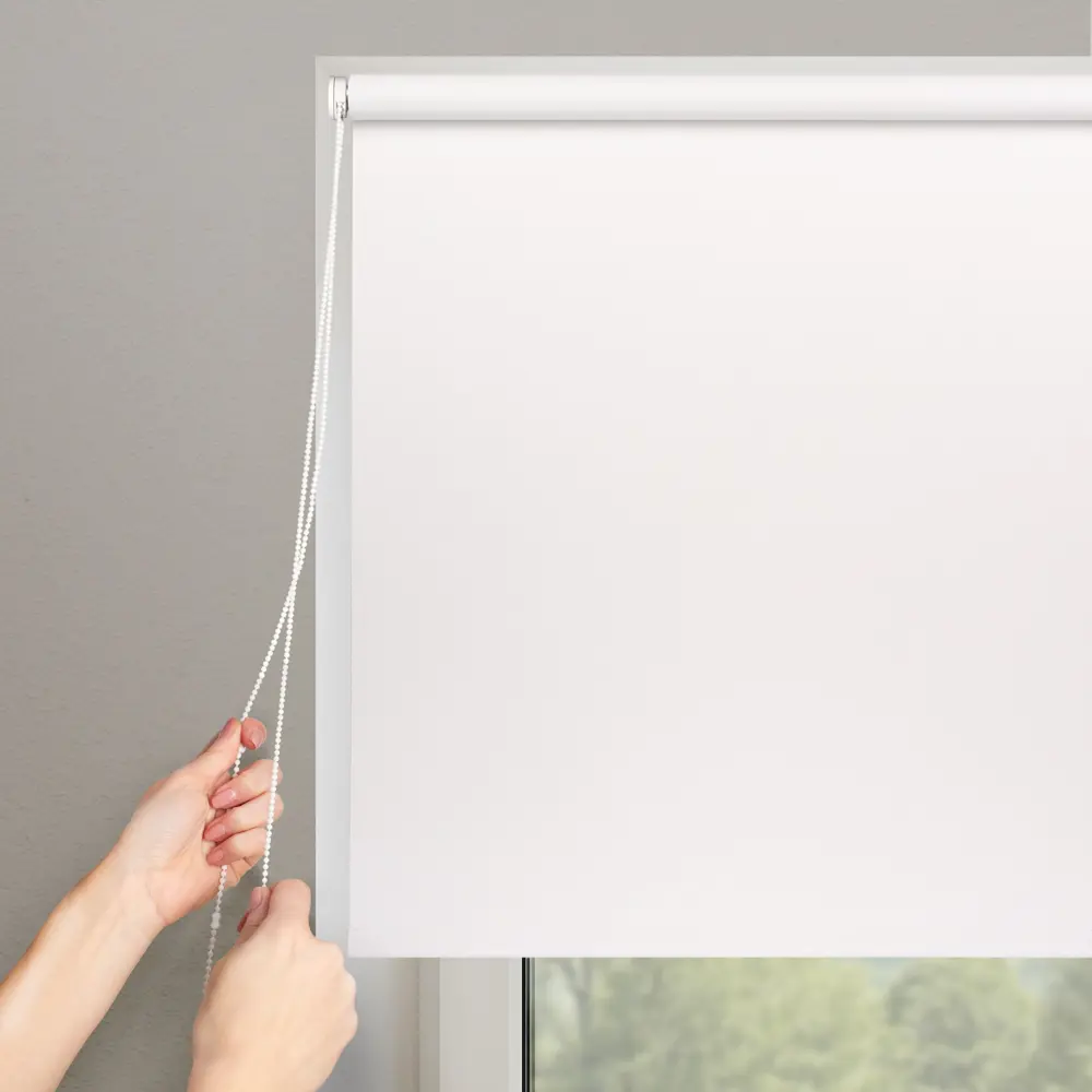 Штора рулонная блэкаут 180x175 см белая PRAKTO BLACKOUT STLM-2147126 - Вид №4