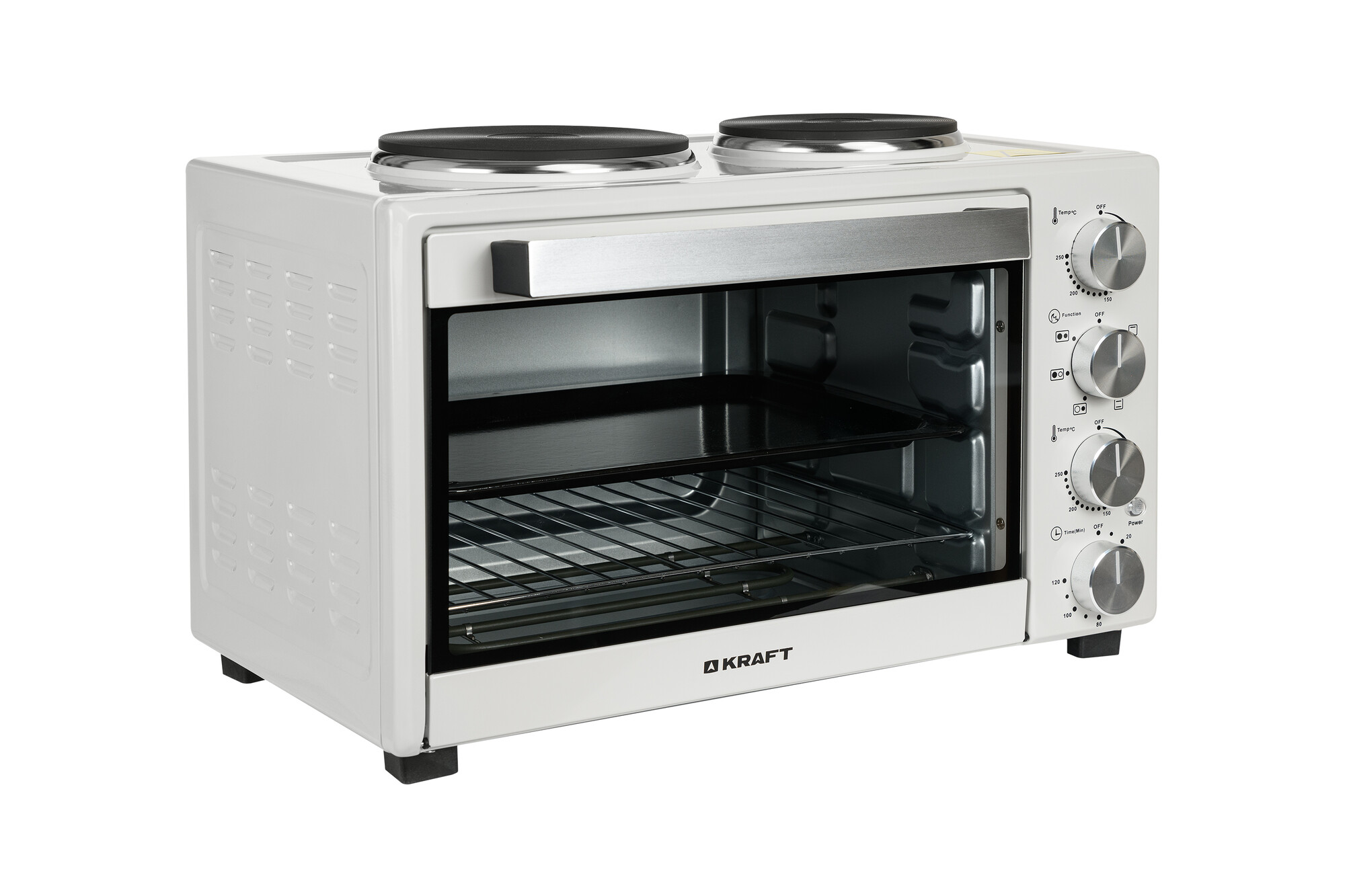 9080986 Мини-печь Kraft KFC-MOHP 380 HW белый STDN-0143828