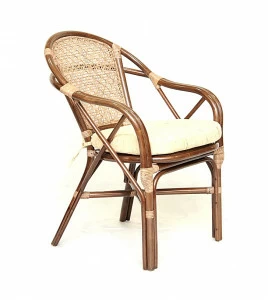 Кресло из ротанга бежево-коричневое Simple Way ЭКО ДИЗАЙН ПЛЕТЕНАЯ 009685 Бежевый;коричневый