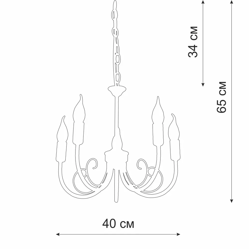 Vitaluce Blanca — элегантная подвесная люстра для классического интерьера 16442313 STLM-0006853 - Вид №10