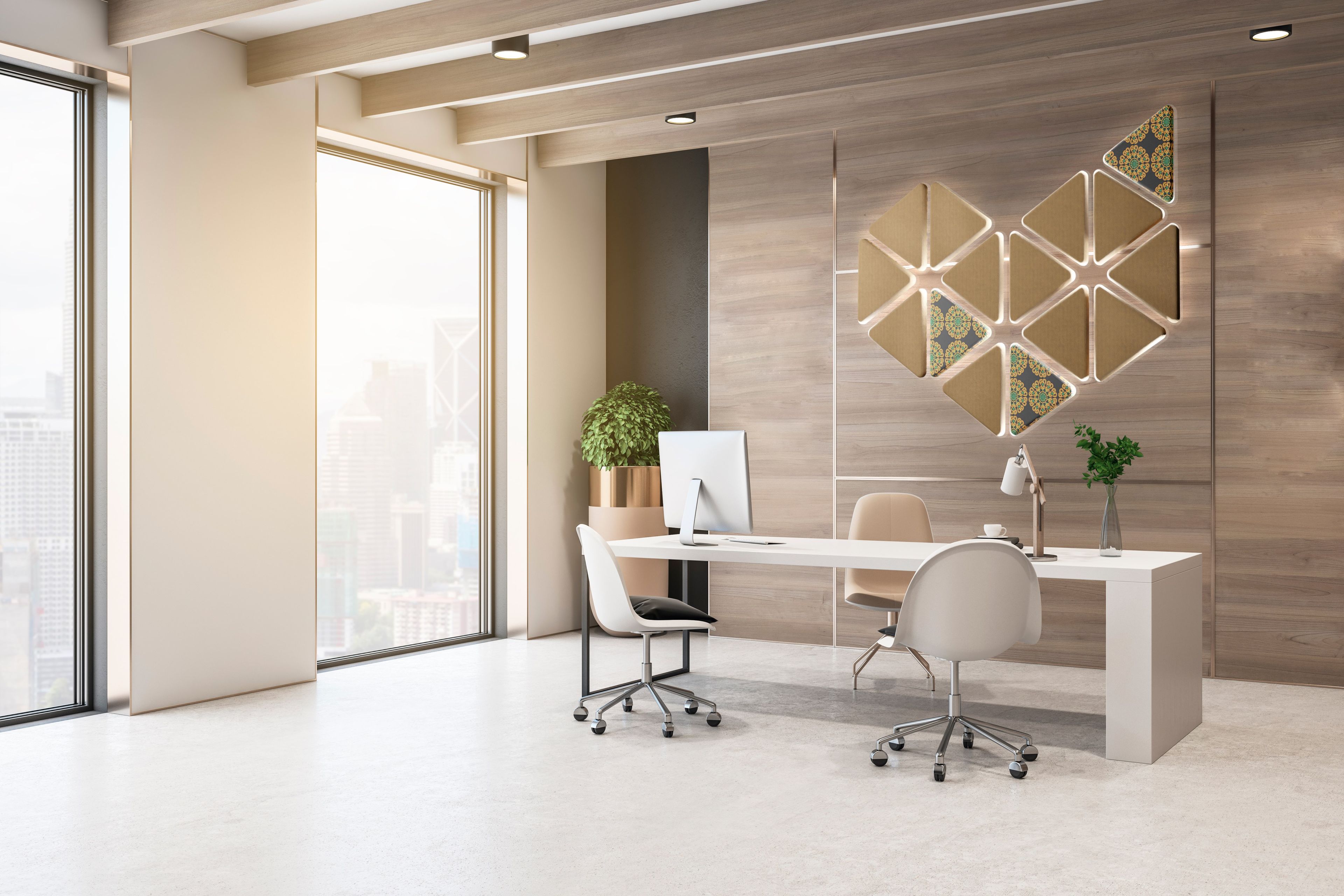 Акустическая войлочная панель Lightenjin TANGRAM ARCH-00038455 - Вид №1