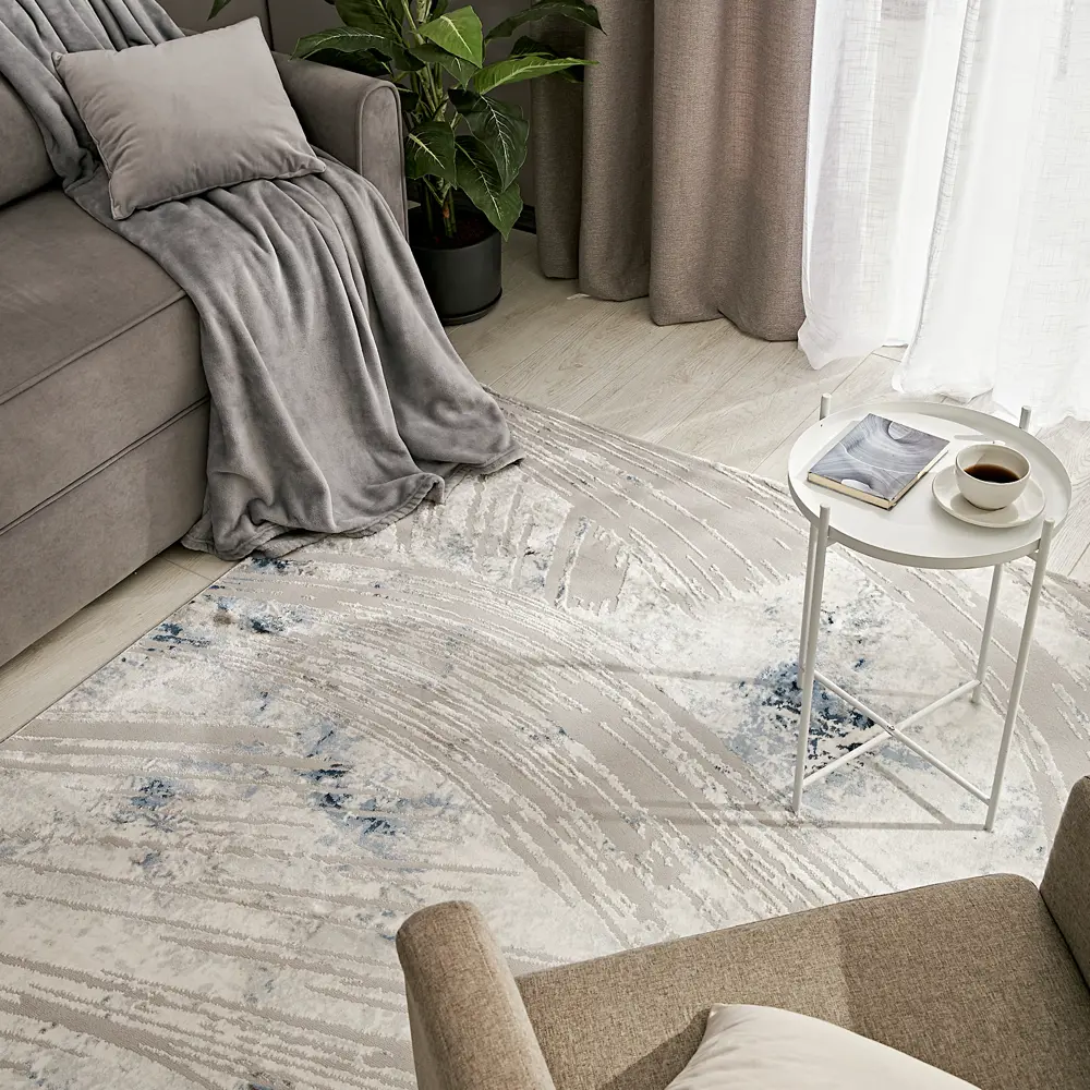 INSPIRE Breeze - элегантный ковер из полиэстера 60×110 см в бежевых тонах 84860679 STLM-0056382