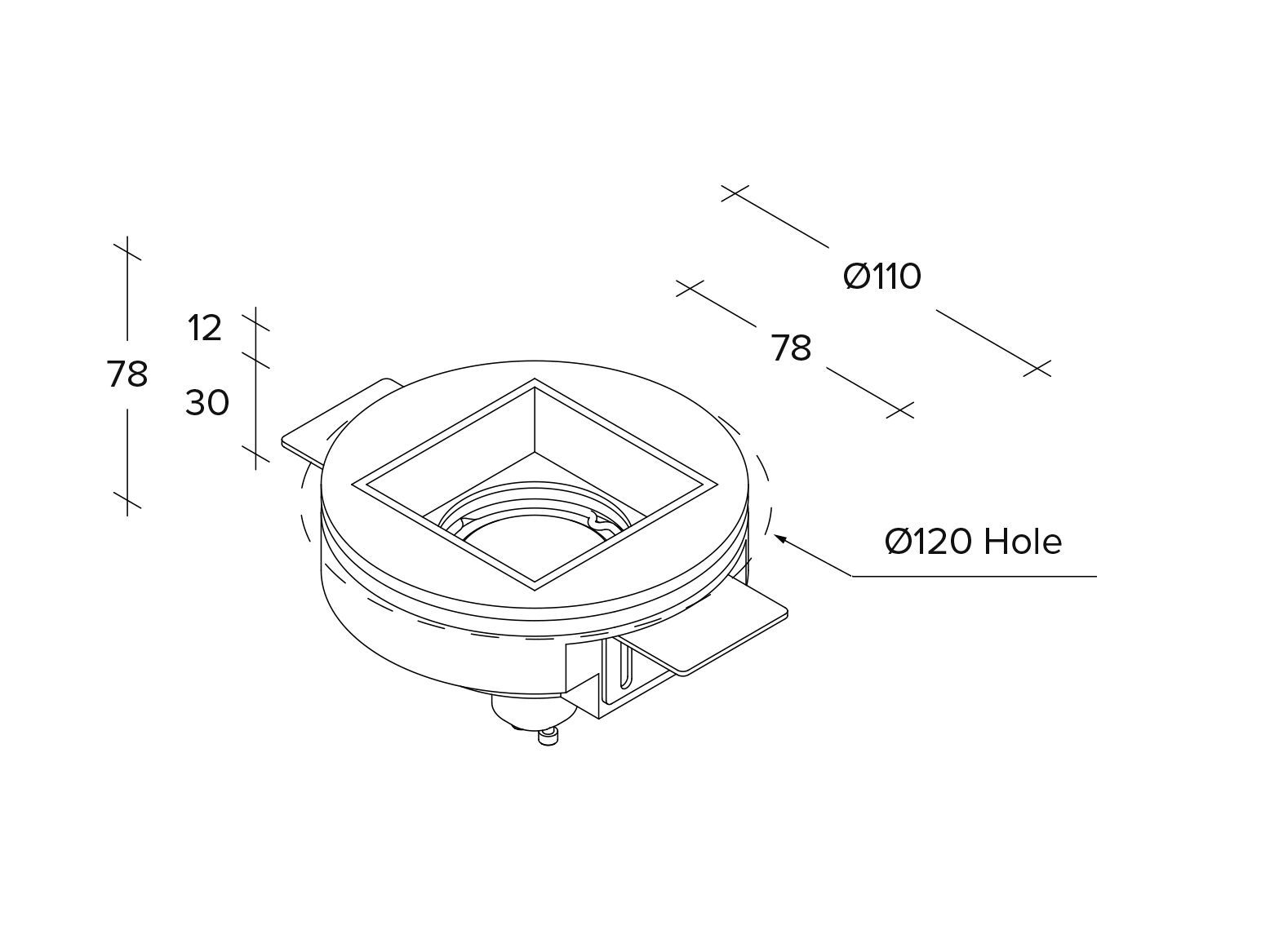 Алюминиевый утопленный прожектор Tecnico ELIS ARCH-00073149 - Вид №8
