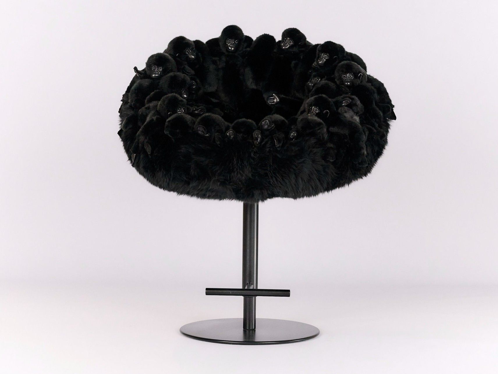 Регулируемая высота полиэстер мягкий стул APCOLLECTION Gare au Gorille ARCH-00137109