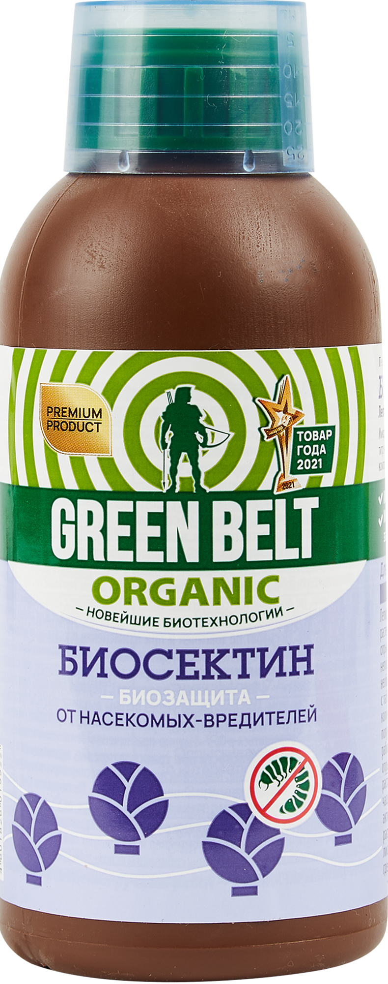 84611836 Биоинсектицид GreenBelt Organic Биосектин 250 мл STLM-0052918 GREEN BELT