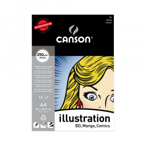 200387200 Альбом для маркеров Illustration 250 г/м2 12 л. А4 21 х 29.7 см Canson