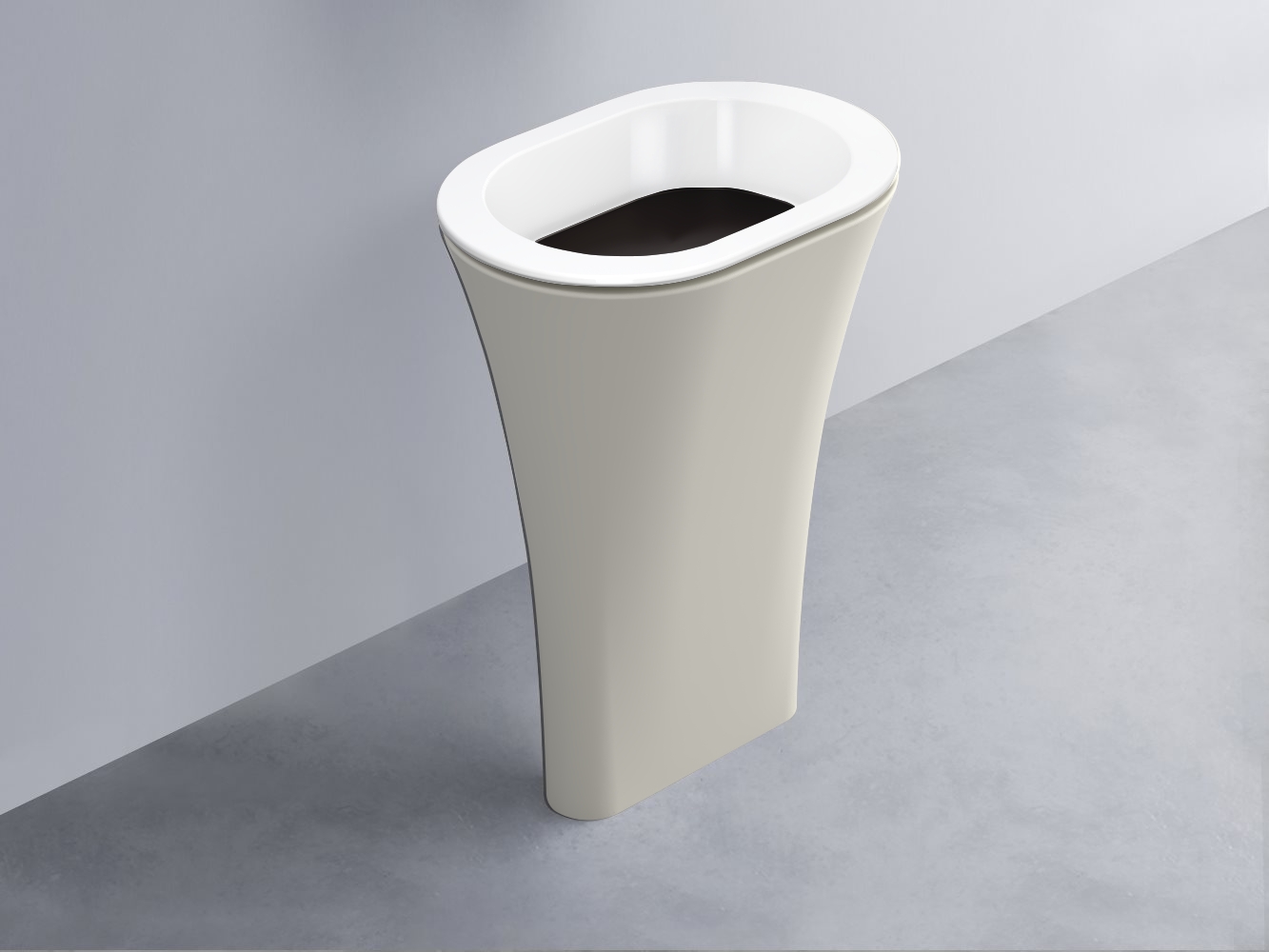 AMLA65-BL+AMPILO-LV+AMCOLO-TL Раковина Amedeo Ovale отдельностоящая cielo Enjoy + Amedeo Ceramica Cielo