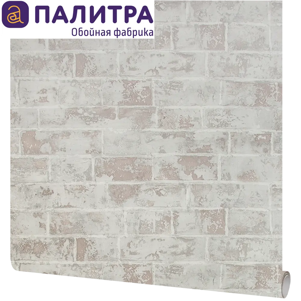 Обои флизелиновые Palitra Life Brick серые 1.06 м PL71412-14 STLM-2045401 - Вид №2