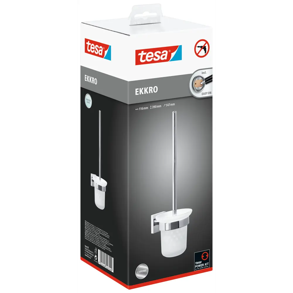 Ершик для унитаза Tesa Ekkro цвет серебро STLM-2136054 - Вид №1