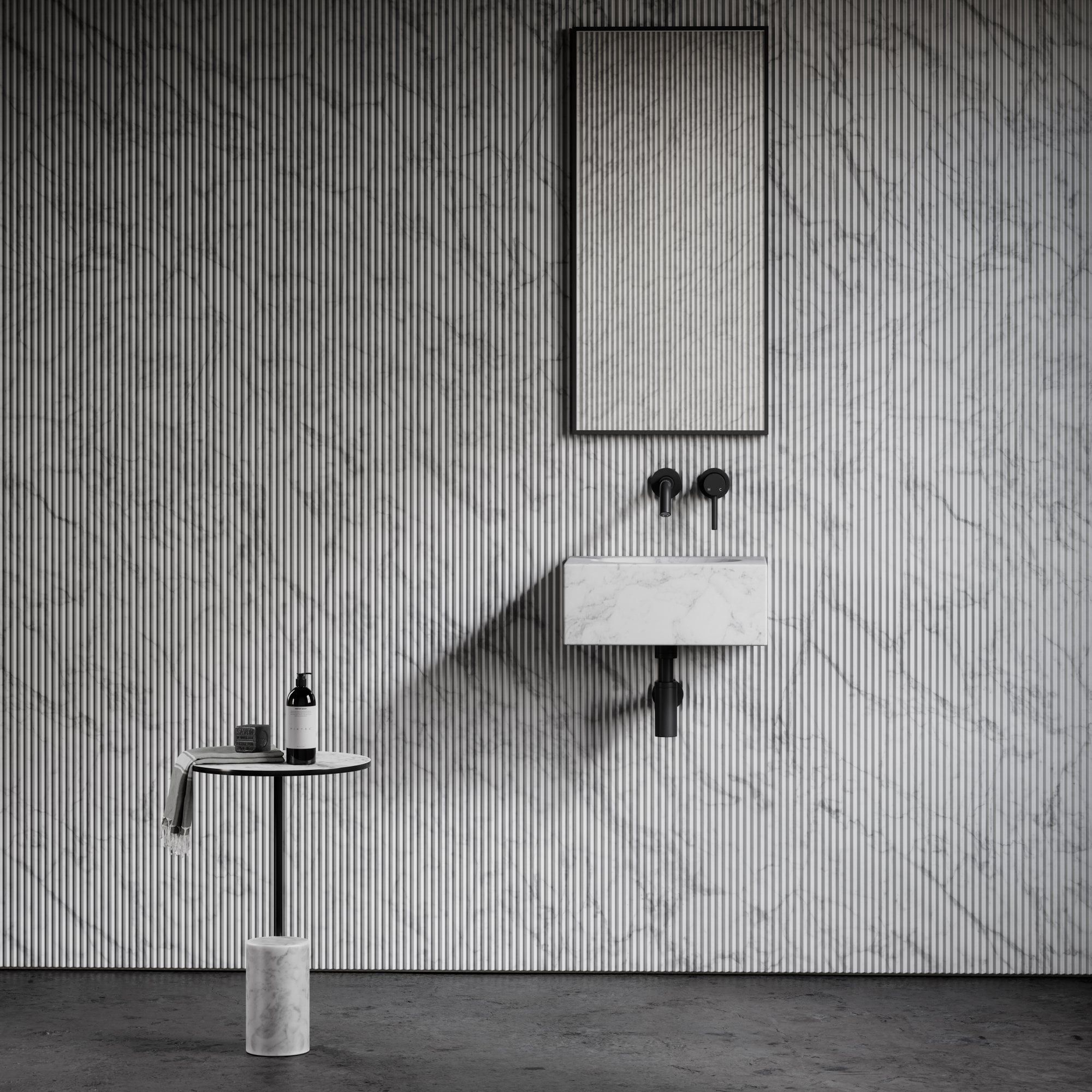 Одиночный подвесной умывальник из каррарского мрамора LUSSO COCO ARCH-00077041 - Вид №2