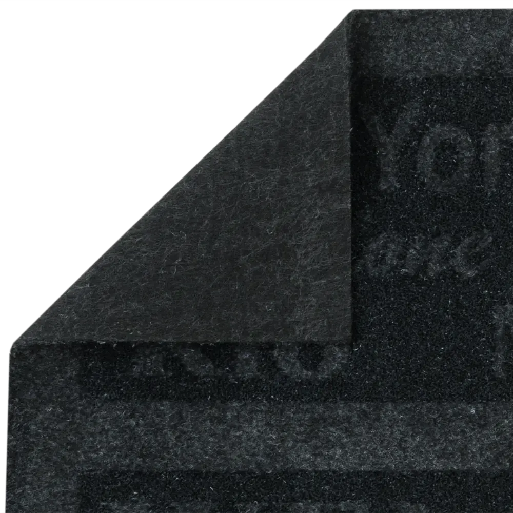 Коврик грязезащитный полипропилен/латекс 45x68 см цвет черный CTIM STLM-2082178 - Вид №3