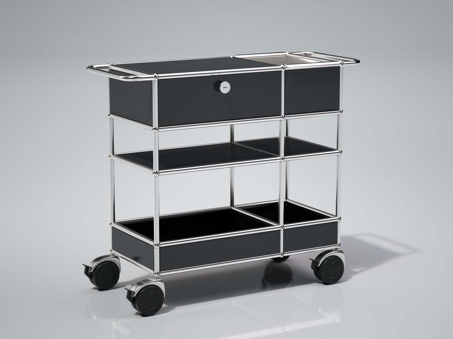 Стальная барная тележка USM TESSELLATE ARCH-00038694 - Вид №2