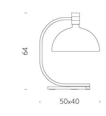Металлическая настольная лампа In Stock ARCH-00103116 - Вид №1